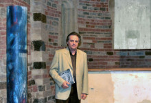 Accigliaro nella chiesa romanica di Tigliole d’Asti nel 2008